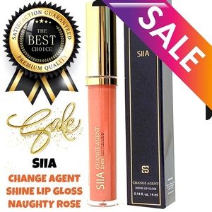 BNWBOX SIIA Change Agent Lip Gloss-Naughty Rose